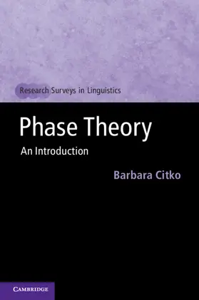 Citko |  Phase Theory | Buch |  Sack Fachmedien