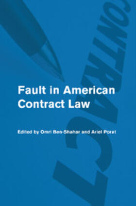 Ben-Shahar / Porat | Fault in American Contract Law | Buch | sack.de