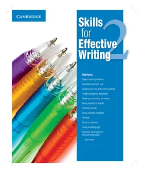  Skills for Effective Writing Level 2 Student's Book | Buch |  Sack Fachmedien