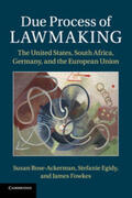 Egidy / Rose-Ackerman / Fowkes |  Due Process of Lawmaking | Buch |  Sack Fachmedien