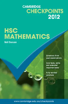 Duncan | Cambridge Checkpoints HSC Mathematics 2012 | Buch | 978-1-107-61995-1 | www.sack.de