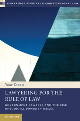 Dotan |  Lawyering for the Rule of Law | Buch |  Sack Fachmedien