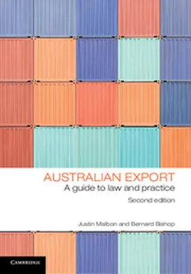 Malbon / Bishop |  Australian Export: A Guide to Law and Practice | Buch |  Sack Fachmedien