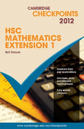 Duncan | Cambridge Checkpoints HSC Mathematics Extension 1 2012 | Buch | 978-1-107-63426-8 | www.sack.de