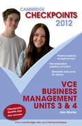 Wharton |  Cambridge Checkpoints VCE Business Management Units 3 and 4 2012 | Buch |  Sack Fachmedien