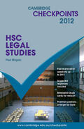Milgate |  Cambridge Checkpoints HSC Legal Studies 2012 | Buch |  Sack Fachmedien