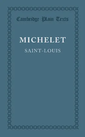 Michelet |  Saint-Louis | Buch |  Sack Fachmedien