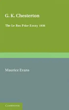 Evans |  G. K. Chesterton | Buch |  Sack Fachmedien