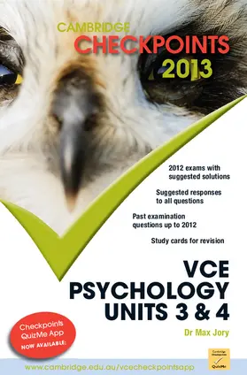 Jory |  Cambridge Checkpoints VCE Psychology Units 3 and 4 2013 | Buch |  Sack Fachmedien