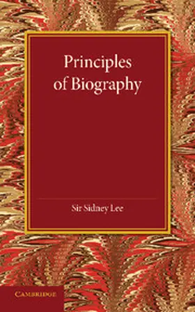 Lee |  Principles of Biography | Buch |  Sack Fachmedien