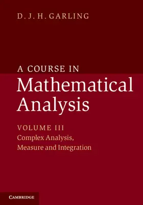 Garling |  A Course in Mathematical Analysis | Buch |  Sack Fachmedien