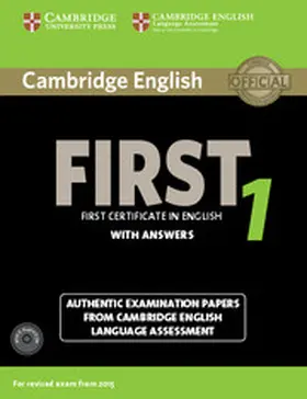  Cambridge English First 1 for Revised Exam from 2015 Student's Book Pack (Student's Book with Answers and Audio CDs (2)) | Buch |  Sack Fachmedien
