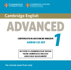 Cela |  Cambridge English Advanced 1 for Revised Exam from 2015 Audi | Sonstiges |  Sack Fachmedien