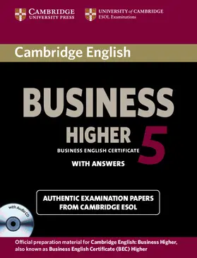 Cambridge ESOL |  Cambridge English Business 5 Higher Self-study Pack (Student's Book with Answers and Audio CD) | Buch |  Sack Fachmedien