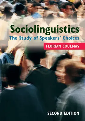 Coulmas |  Sociolinguistics | Buch |  Sack Fachmedien