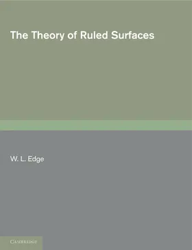 Edge |  The Theory of Ruled Surfaces | Buch |  Sack Fachmedien
