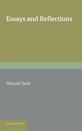 Child |  Essays and Reflections | Buch |  Sack Fachmedien