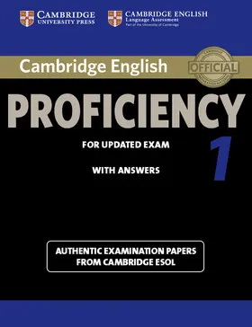  Cambridge English Proficiency 1 for Updated Exam Student's Book with Answers | Buch |  Sack Fachmedien
