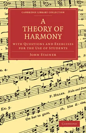 Stainer |  A Theory of Harmony | Buch |  Sack Fachmedien