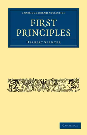 Spencer |  First Principles | Buch |  Sack Fachmedien