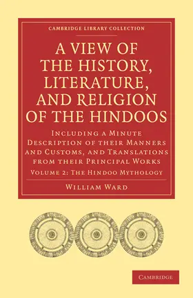 Ward |  A   View of the History, Literature, and Religion of the Hindoos | Buch |  Sack Fachmedien