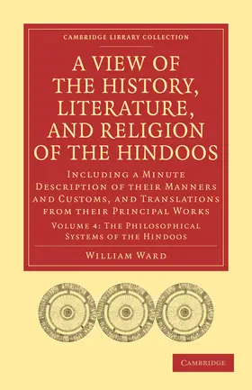Ward |  A View of the History, Literature, and Religion of the Hindoos | Buch |  Sack Fachmedien