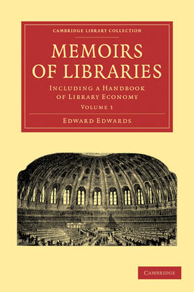 Edwards | Memoirs of Libraries 3 Volume Paperback Set | Medienkombination | 978-1-108-01056-6 | sack.de