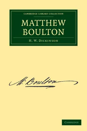 Dickinson |  Matthew Boulton | Buch |  Sack Fachmedien