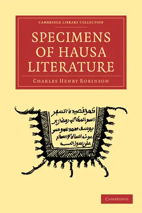 Robinson |  Specimens of Hausa Literature | Buch |  Sack Fachmedien