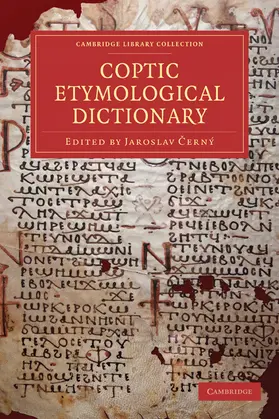 ¿Erný / ÄŒerný |  Coptic Etymological Dictionary | Buch |  Sack Fachmedien