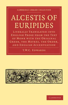  Alcestis of Euripides | Buch |  Sack Fachmedien