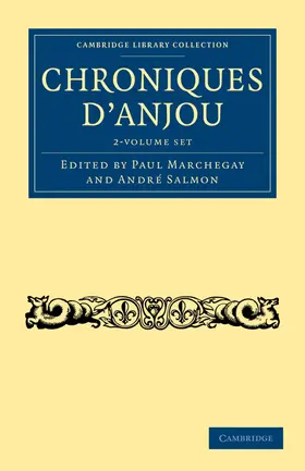 Marchegay / Salmon |  Chroniques d'Anjou 2 Volume Set | Buch |  Sack Fachmedien