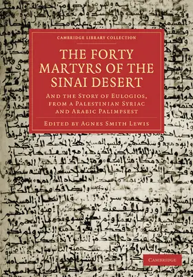 Lewis |  The Forty Martyrs of the Sinai Desert | Buch |  Sack Fachmedien