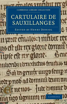 Doniol |  Cartulaire de Sauxillanges | Buch |  Sack Fachmedien