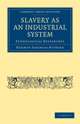 Nieboer |  Slavery as an Industrial System | Buch |  Sack Fachmedien