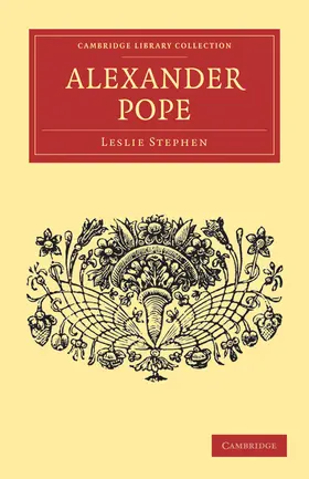 Stephen |  Alexander Pope | Buch |  Sack Fachmedien