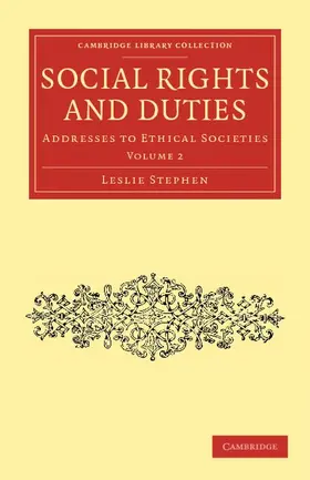 Stephen |  Social Rights and Duties | Buch |  Sack Fachmedien