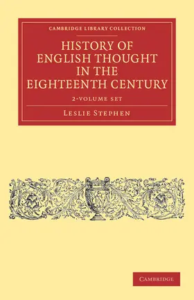Stephen |  History of English Thought in the Eighteenth Century 2 Volume Set | Buch |  Sack Fachmedien