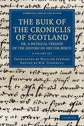 Boece / Turnbull |  The Buik of the Croniclis of Scotland; or, A Metrical Version of the History of Hector Boece 3 Volume Set | Buch |  Sack Fachmedien