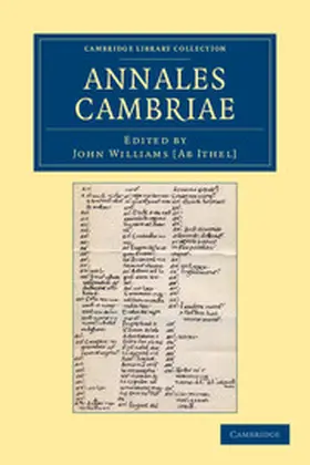 Williams ab Ithel |  Annales Cambriae | Buch |  Sack Fachmedien
