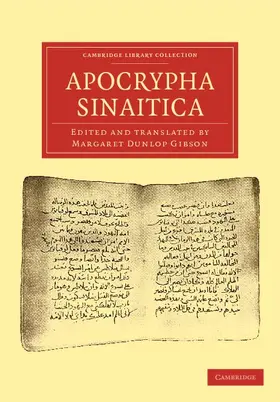 Gibson |  Apocrypha Sinaitica | Buch |  Sack Fachmedien