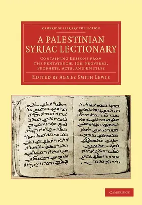 Lewis |  A Palestinian Syriac Lectionary | Buch |  Sack Fachmedien