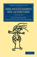 Kiesewetter / Kuhlenbeck |  Der Occultismus Des Altertums - 2 Volume Set | Buch |  Sack Fachmedien