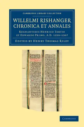 Riley / Rishanger |  Willelmi Rishanger Chronica Et Annales | Buch |  Sack Fachmedien