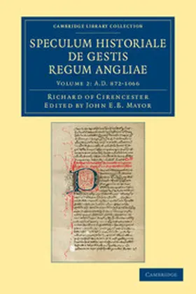 Mayor |  Ricardi de Cirencestria Speculum Historiale de Gestis Regum Angliae - Volume 2 | Buch |  Sack Fachmedien