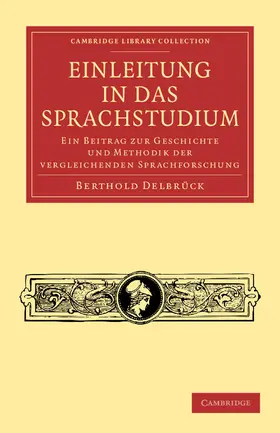 Delbrück |  Einleitung in das Sprachstudium | Buch |  Sack Fachmedien