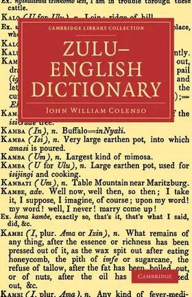 Colenso |  Zulu English Dictionary | Buch |  Sack Fachmedien