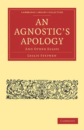 Stephen |  An Agnostic's Apology | Buch |  Sack Fachmedien