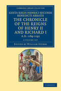Stubbs |  Gesta Regis Henrici Secundi benedicti abbatis. The Chronicle of the Reigns of Henry II and Richard I, AD 1169-1192 2 Volume Set | Buch |  Sack Fachmedien