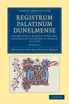 Hardy |  Registrum Palatinum Dunelmense - Volume 4 | Buch |  Sack Fachmedien